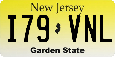 NJ license plate I79VNL
