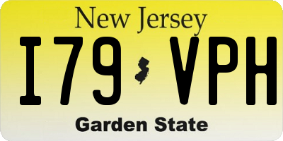 NJ license plate I79VPH
