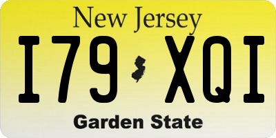 NJ license plate I79XQI