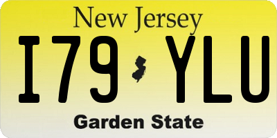 NJ license plate I79YLU