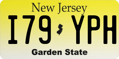 NJ license plate I79YPH