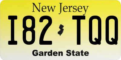 NJ license plate I82TQQ