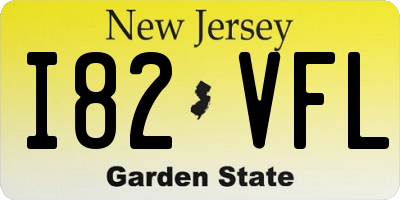 NJ license plate I82VFL