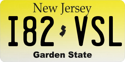 NJ license plate I82VSL