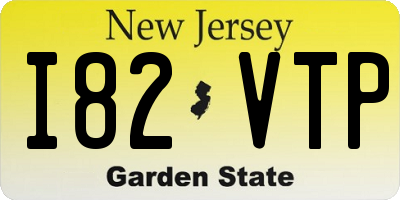 NJ license plate I82VTP