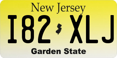 NJ license plate I82XLJ