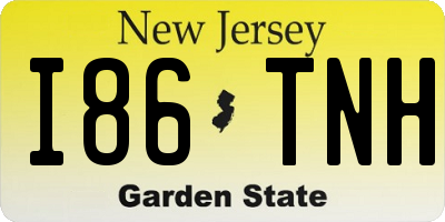 NJ license plate I86TNH