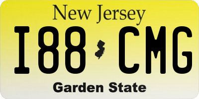 NJ license plate I88CMG