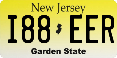 NJ license plate I88EER
