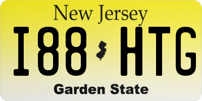NJ license plate I88HTG