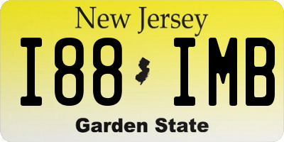 NJ license plate I88IMB