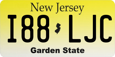 NJ license plate I88LJC