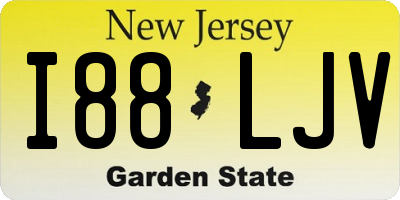 NJ license plate I88LJV