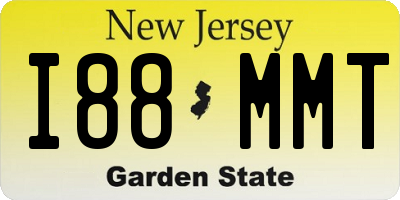 NJ license plate I88MMT