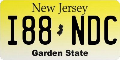 NJ license plate I88NDC
