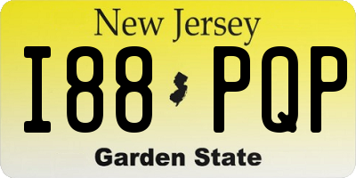 NJ license plate I88PQP