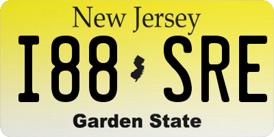 NJ license plate I88SRE