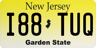 NJ license plate I88TUQ