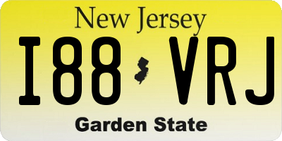 NJ license plate I88VRJ