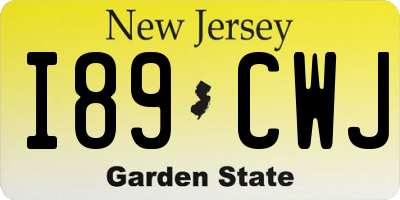 NJ license plate I89CWJ