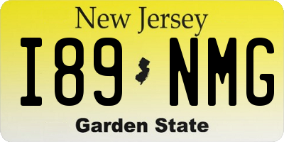 NJ license plate I89NMG