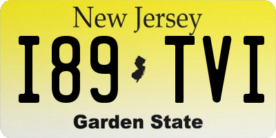 NJ license plate I89TVI
