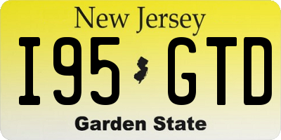 NJ license plate I95GTD