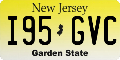 NJ license plate I95GVC