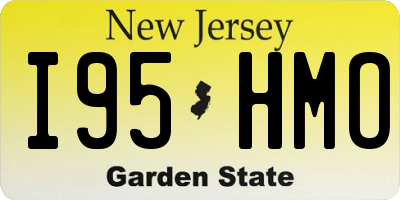 NJ license plate I95HMO