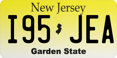 NJ license plate I95JEA