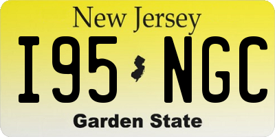 NJ license plate I95NGC
