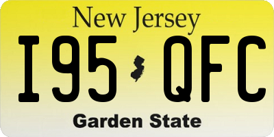 NJ license plate I95QFC