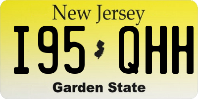 NJ license plate I95QHH