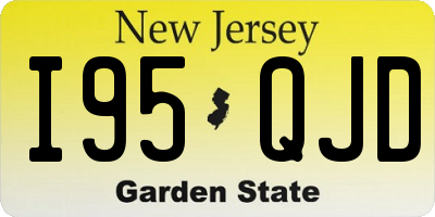 NJ license plate I95QJD