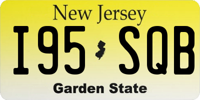 NJ license plate I95SQB