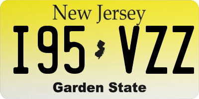 NJ license plate I95VZZ