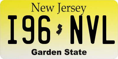 NJ license plate I96NVL