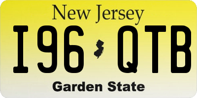 NJ license plate I96QTB