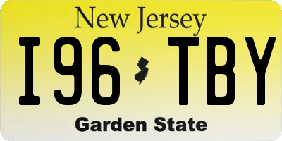 NJ license plate I96TBY