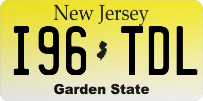 NJ license plate I96TDL