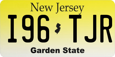 NJ license plate I96TJR