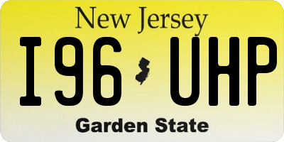 NJ license plate I96UHP