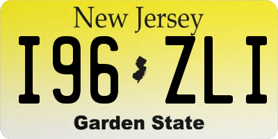 NJ license plate I96ZLI