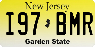 NJ license plate I97BMR
