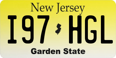 NJ license plate I97HGL