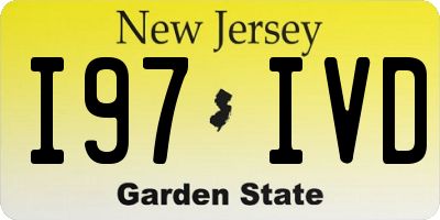 NJ license plate I97IVD