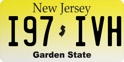 NJ license plate I97IVH