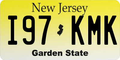 NJ license plate I97KMK