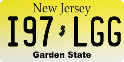 NJ license plate I97LGG