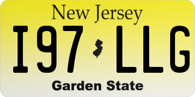 NJ license plate I97LLG